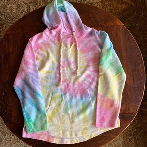 Dreamsicles chonky tie dye hoodie